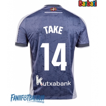Real Sociedad Takefusa Kubo #14 Tricou Fotbal Replică 2025-26 Barbati Deplasare